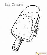 Ice Cream Coloring Bar Sheet Kids Date sketch template