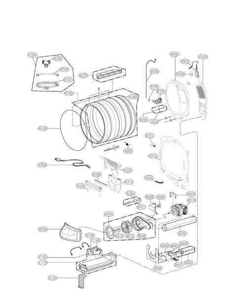 lg dlex7700ve dryer parts sears partsdirect