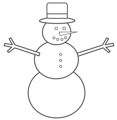 printable snowman coloring pages  kids printable snowman