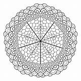 Mandala Coloring Mandalas Patterns Geometric Unique Color Abstract Pages Adult Tattoo Simple Circular When Henna Ornament Relax Really Case Quality sketch template