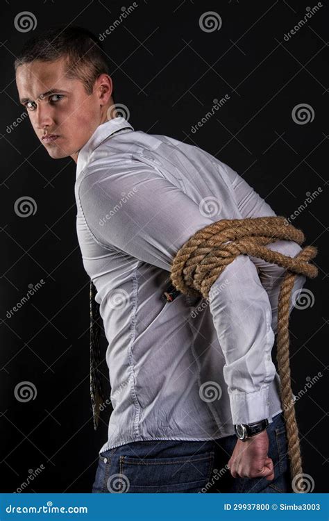 guy tied up telegraph