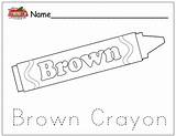 Crayon Crayons Shaped sketch template