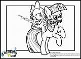 Pony Little Twilight Coloring Pages Spike Sparkle Friends Drawing Color Mlp Team Comments Getcolorings Getdrawings Coloringhome sketch template