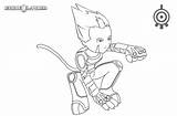 Lyoko Odd Code Coloring Pages Fan Printable Kids Adults sketch template