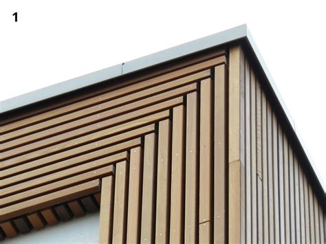 bijzonder detail  houten gevel cladding design house cladding timber cladding exterior