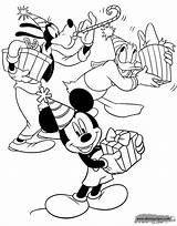 Mickey Coloring Pages Friends Mouse Goofy Disney Donald Birthday Party Minnie Daisy Kids Duck Color Christmas Disneyclips Choose Board Minie sketch template