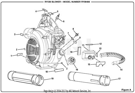 toro electric leaf blower parts diagram
