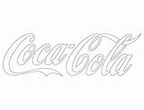 Cola Coca Stencil Coloring Logo Coke Printable Pages Stencils Template Templates Para Google Print Logos Patterns Wood Search Clipart Printables sketch template