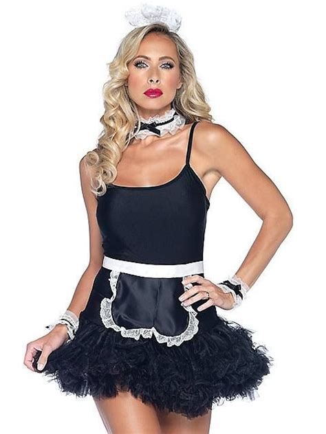 French Maid 4 Pc Accessory Kit A1971la French Maid Costume Maid