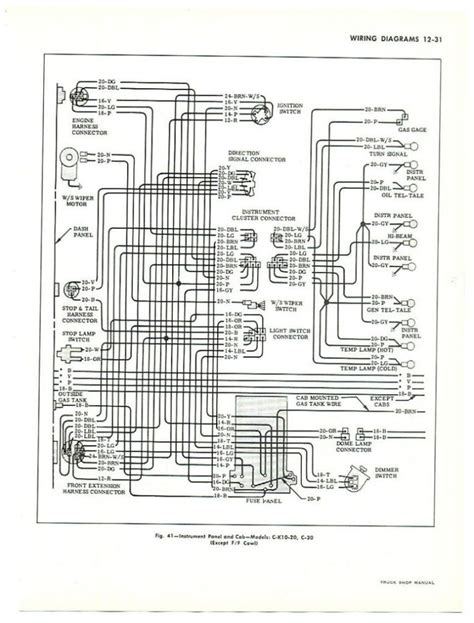 chevy truck wiring diagram baadfae    chevy truck wiring diagram