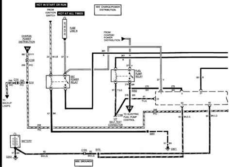 ford mustang fuel pump wiring diagram