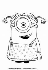 Minion Carl Coloring Colorare Minions Da Disegni Pippi Dei Pages Foto Drawing Printable Calzelunghe Dressed Longstocking Despicable Cartonionline Template sketch template
