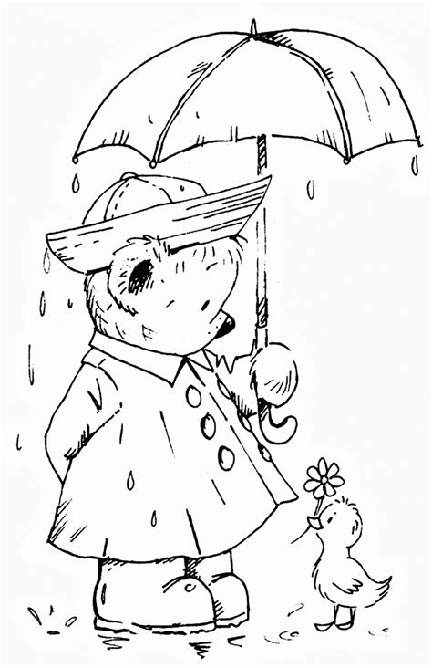 rain coloring pages  preschoolers coloring pages