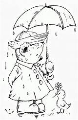 Coloring Rain Regen Showers Bring Rainy Ausmalbild Kostenlos Bear Penny Digi Malvorlagen sketch template