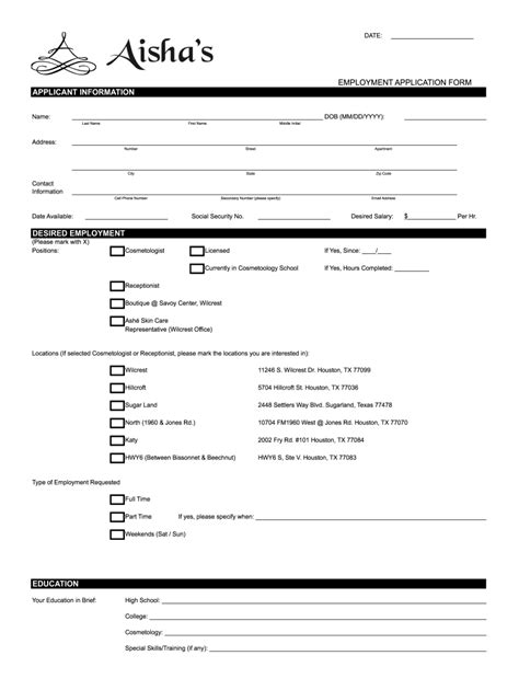 Admission Form For Beauty Parlour Fill Out And Sign Online Dochub