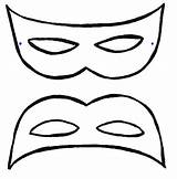 Masker Knutselen Carnaval Maskers Kleurplaten Maken Voor Van Inkleur sketch template