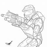 Chief Master Halo Helmet Drawing Getdrawings sketch template