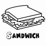 Sandwich Alimentos Pintar Sándwich Guiainfantil Lata Refresco Maestra Sandwiches Comidas Bocadillo sketch template