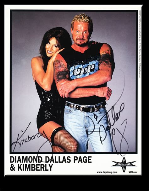 Diamond Dallas Page And Kimberly Autographed Color 2000 Wcw  Flickr