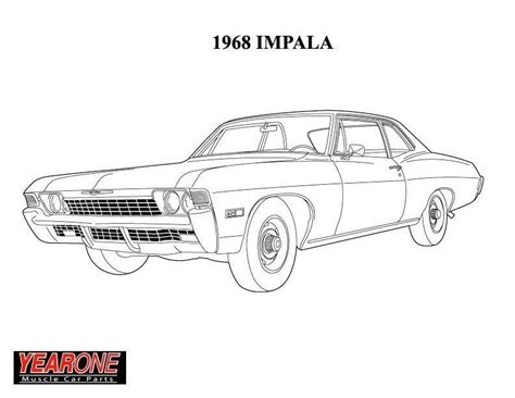 impala ss coloring pages coloring pages