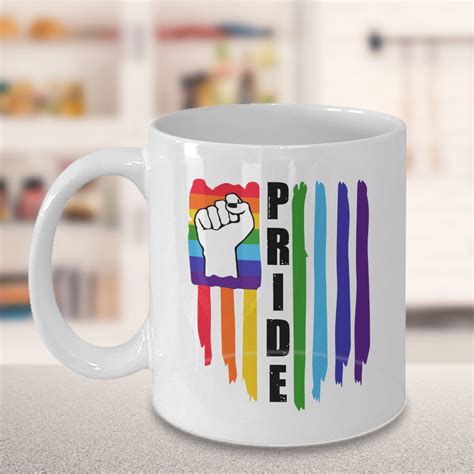 Pride Lgbtq Coffee Mug Pride Mug Lgbtq Ts Gay Bi Human Etsy