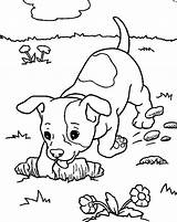 Coloring Pages Digging Dog Hole Drawing Dogs Puppy Printable Kids Coloringkids Puppies Holes Choose Board Animal Google sketch template