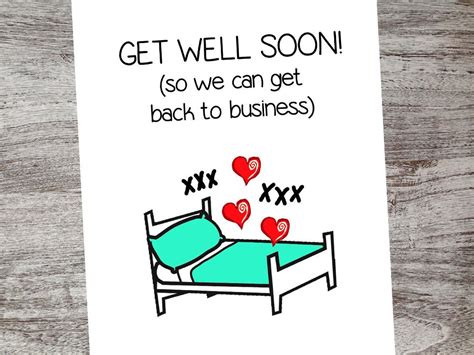 Funny Get Well Soon Get Well Humor Sexy Get Well Card