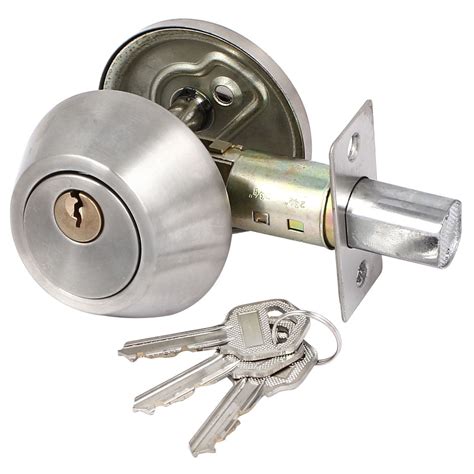 bathroom bedroom stainless steel cylinder deadbolt door locks  keys walmartcom