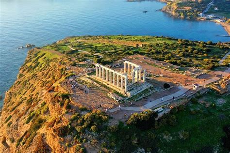 cape sounio temple  poseidon   athens