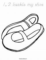 Coloring Shoes Pages Basketball Shoe Buckle sketch template