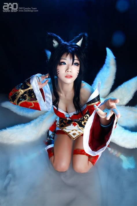 Sexy League Of Legends Cosplay Ahri ~ Sexy Girl Planet