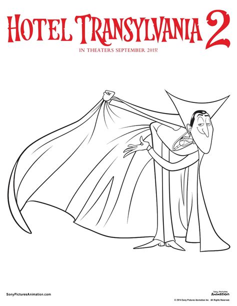 hotel transylvania  coloring pages coloring home