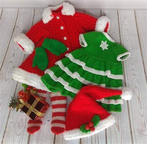 instant  christmas doll knitting pattern   etsy