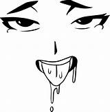 Ahegao Face Drag Position Re Click Desired If Pngkit sketch template