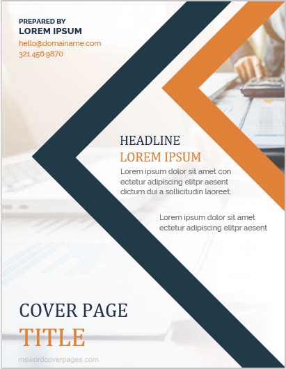 printable cover page templates  ms word ms word cover page