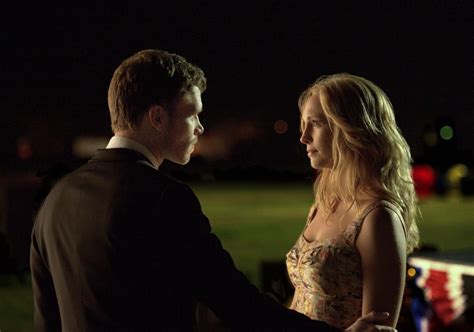 Caroline And Klaus Moment In The Vampire Diaries Finale Popsugar