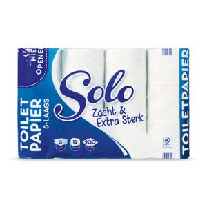 aldi solo toiletpapier  laags gekozen product van het jaar