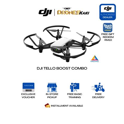 dji tello boost combo mini educational drone hd camera  vr shopee malaysia