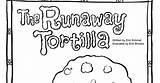Tortilla Coloring Runaway sketch template