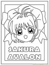 Cardcaptor Sakura sketch template