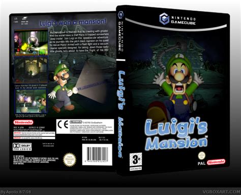 Luigi S Mansion Gamecube Box Art Cover By Apollo