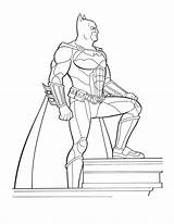Dark Knight Coloring Pages Batman Getcolorings sketch template