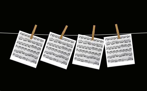 musical score stock photo image  clef frame