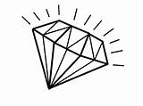 Simple Clipartmag Diamant Minecart 색칠 공부 Diamante Diamantes sketch template