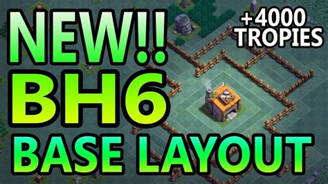 Awesome Bh6 Base Layout Builder Hall 6 Base Layout 4200 Tropies