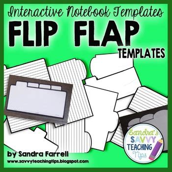 interactive notebook templates flip flap booklets  savvy teaching tips