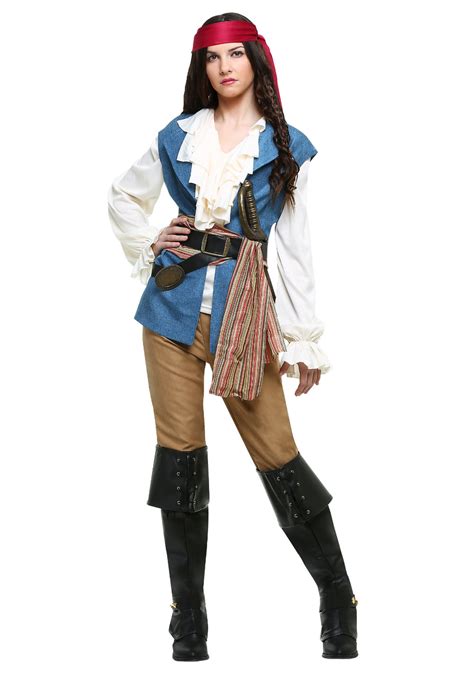 Buy Purim Halloween Women Caribbean Pirates Costume