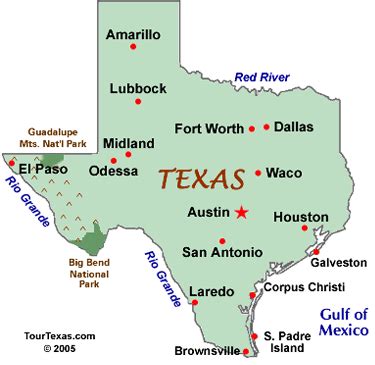 map  texas cities  texas