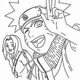 Naruto Tailed sketch template
