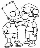 Coloring Pages Bart Cartoons Simpsons Post Newer Older Print sketch template
